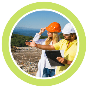 Avaliação técnica e operação assistida de plantas de tratamento de águas, efluentes e resíduos sólidos.